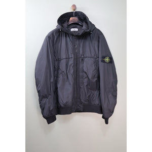 Stone Island Black Garment Dyed Crinkle Reps NY Jacket