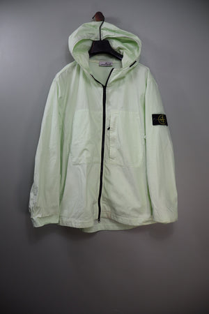 Stone Island Pastel Green Supima Cotton Twill Jacket