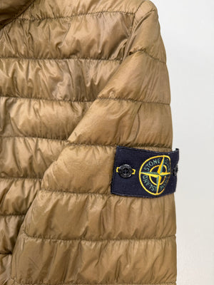 Stone Island Khaki Micro Yarn Down Jacket