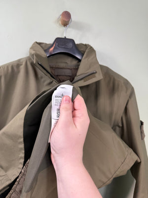 Stone Island Khaki Ghost Tank Shield Parka Jacket