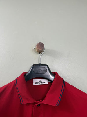 Stone Island Red Slim Fit Polo