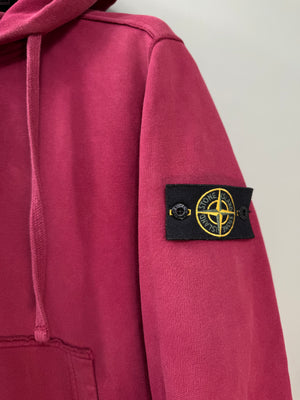 Stone Island Cherry Zipped Hoodie