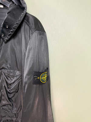 Stone Island Black Nylon Raso Jacket