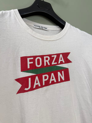 Stone Island White Forza Japan T-Shirt