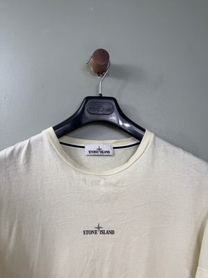Stone Island Pastel Yellow T-Shirt