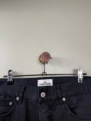 Stone Island Black RE-T Chinos