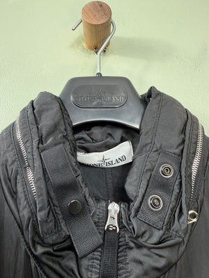 Stone Island Black Nylon Raso R Gilet