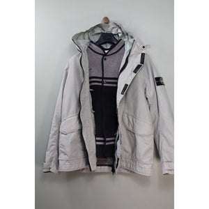 Stone Island Light Grey Reflective Weave Jacket