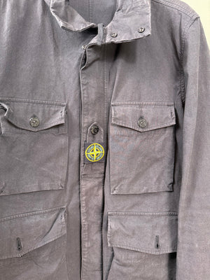 Stone Island Black Cotton Cordura Jacket