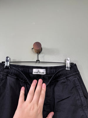 Stone Island Black RE-T Cargo Bottoms