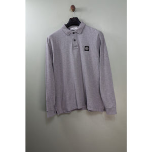 Stone Island Grey Regular Fit Polo