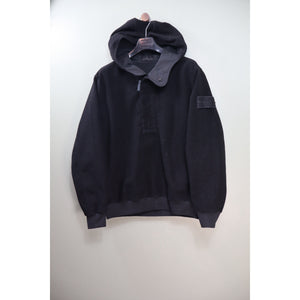Stone Island Black Wool Ghost Smock