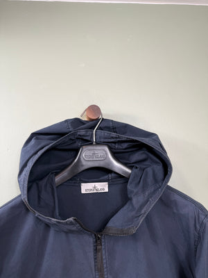 Stone Island Navy Supima Cotton Twill Jacket