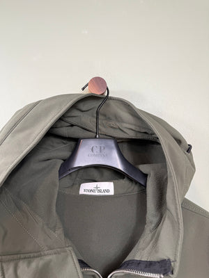 Stone Island Khaki Soft Shell Jacket