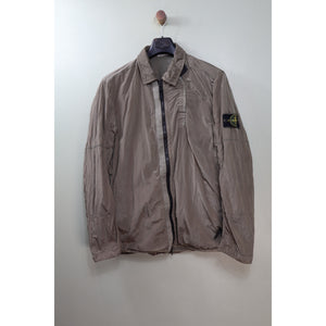 Stone Island Khaki Nylon Metal Overshirt