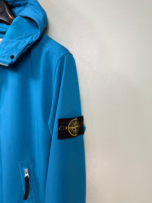 Stone Island Aqua Blue Soft Shell Jacket
