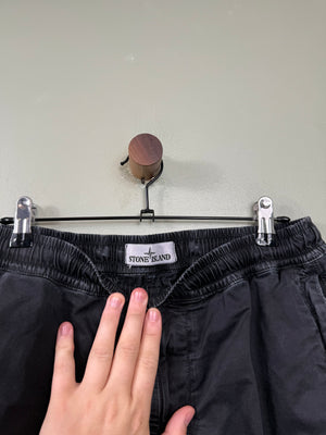 Stone Island Black RE Cargo Shorts