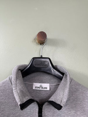 Stone Island Grey 1/4 Zip Jumper