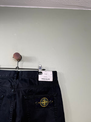 Stone Island Black RE-T Chinos