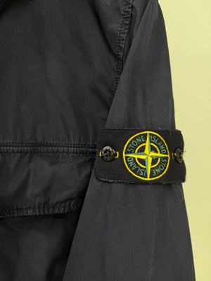 Stone Island Navy Hooded Overshirt