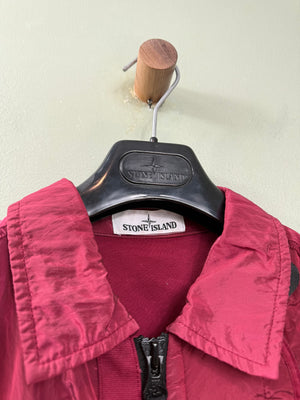 Stone Island Cherry Nylon Metal Overshirt