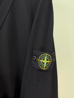 Stone Island Black Cardigan Jumper