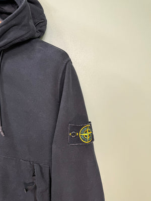 Stone Island Black Zipped Hoodie