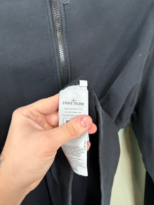 Stone Island Black 1/4 Zip Jumper