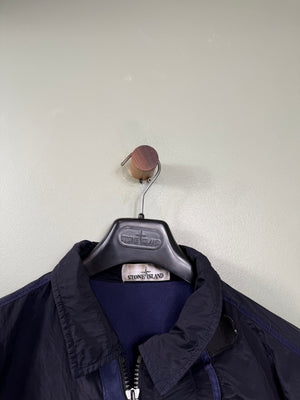 Stone Island Navy Nylon Metal Overshirt