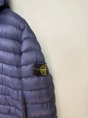 Stone Island Navy Micro Yarn Down Jacket