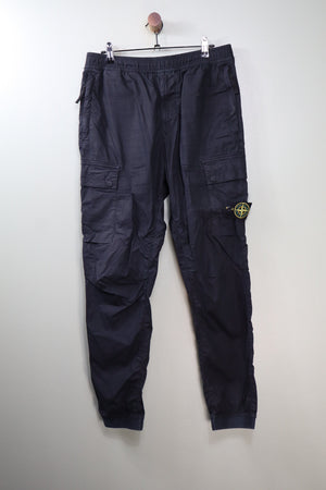 Stone Island Black RE-T Cargo Bottoms