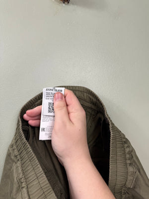 Stone Island Khaki RE-T Cargo Bottoms