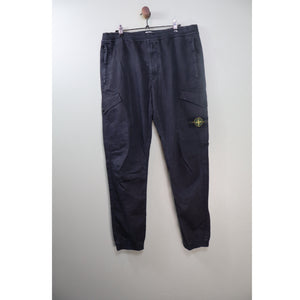 Stone Island Black RE-T Cargo Bottoms