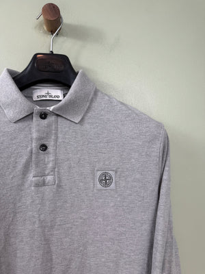 Stone Island Grey Regular Fit Polo