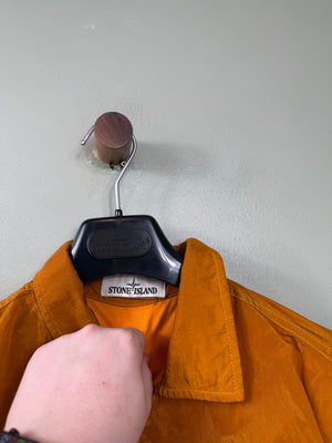 Stone Island Orange Nylon Metal Overshirt