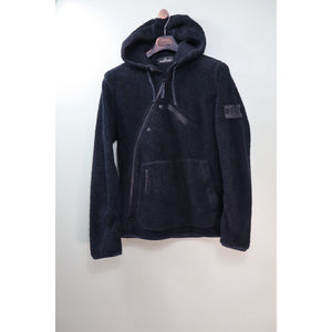 Stone Island Black Shadow Project Teddy Fleece Zipped Hoodie