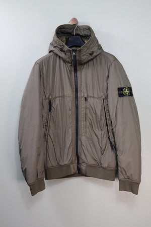 Stone Island Khaki Crinkle Reps Jacket