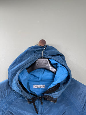 Stone Island Blue Nylon Metal Jacket