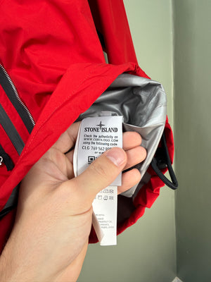 Stone Island Red Gore-Tex Paclite Jacket