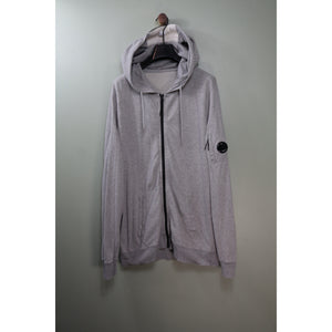 C.P. Company Grey Zipped Hoodie