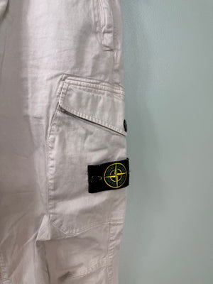 Stone Island Beige RE-T Cargo Bottoms