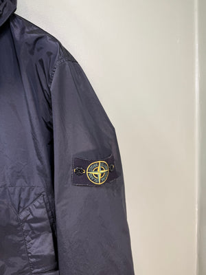 Stone Island Navy Nylon Shimmer Jacket