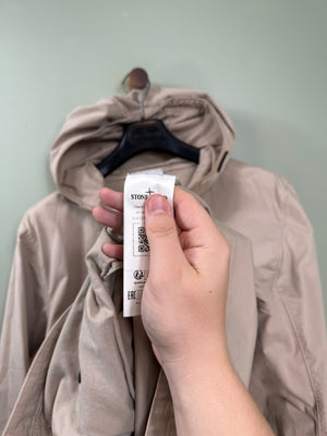 Stone Island Beige Supima Cotton Twill Jacket