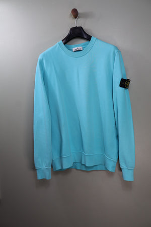 Stone Island Aqua Blue Jumper