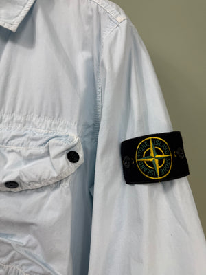 Stone Island Ice Blue Overshirt