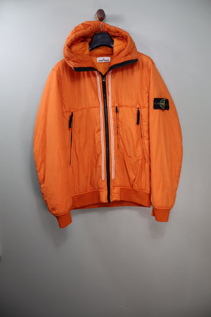 Stone Island Orange Crinkle Reps Jacket