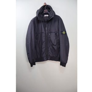 Stone Island Black Crinkle Reps Jacket