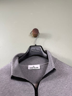 Stone Island Grey 1/4 Zip Jumper