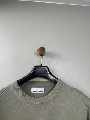 Stone Island Green Knit Jumper