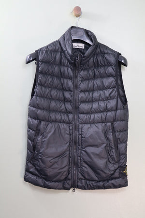 Stone Island Black Micro Yarn Down Gilet